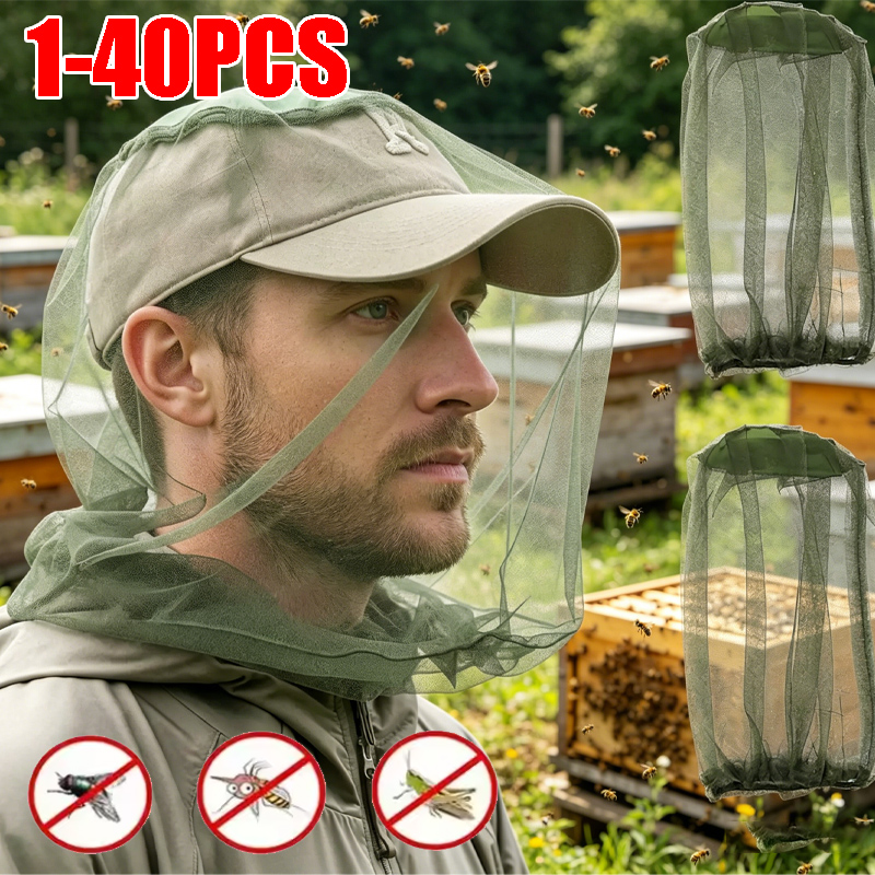 Fishing Hat - Angler-Sonnenhut mit atmungsaktivem Netz-Gesichtsschutz, Unisex-Outdoor-Kappe für