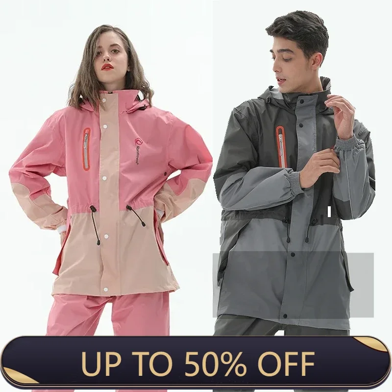 Fishing Rain Suit - Zweiteiliger Regenanzug für Erwachsene, wasserdicht, für
