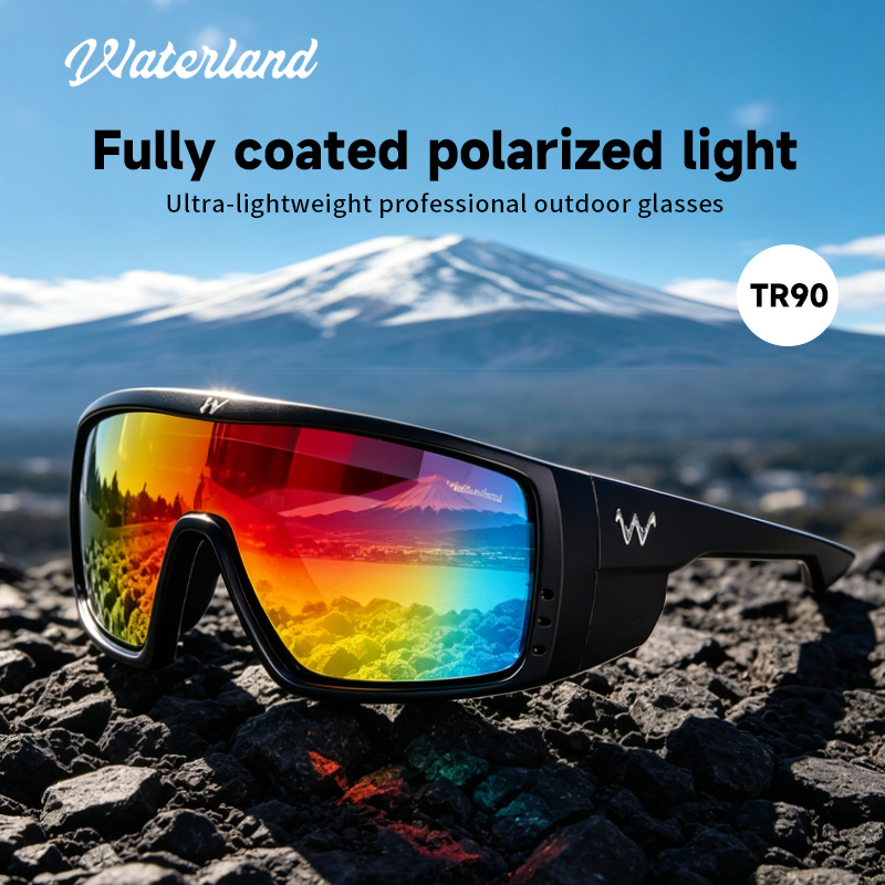 Fishing Sunglasses Polarized - Waterland TR90 polarisierte Sonnenbrille, UV400-Schutz, ultraleichte