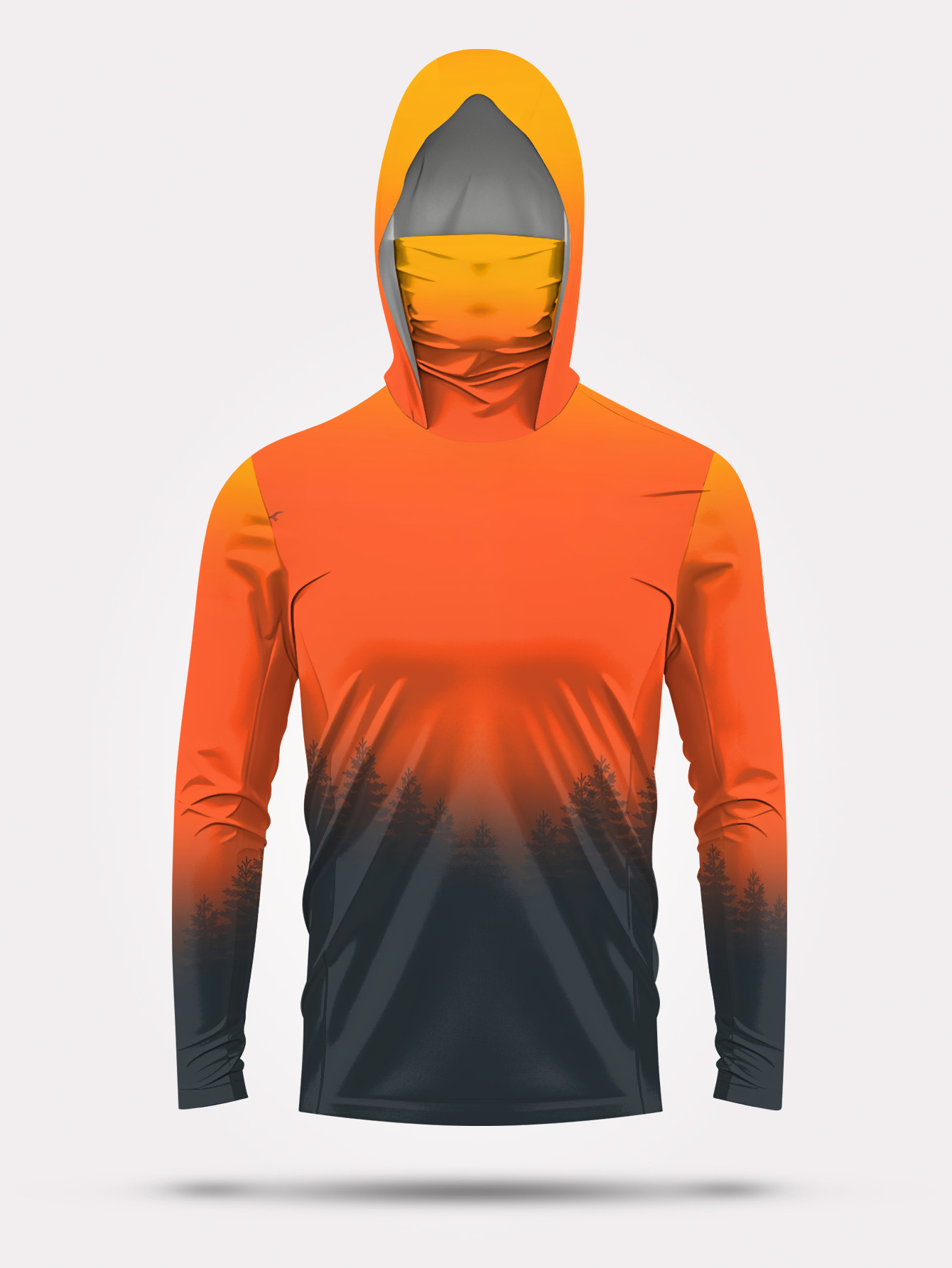 Herren-Hoodie mit Farbverlauf  – Fishing Hoodie Bewertung und Preis