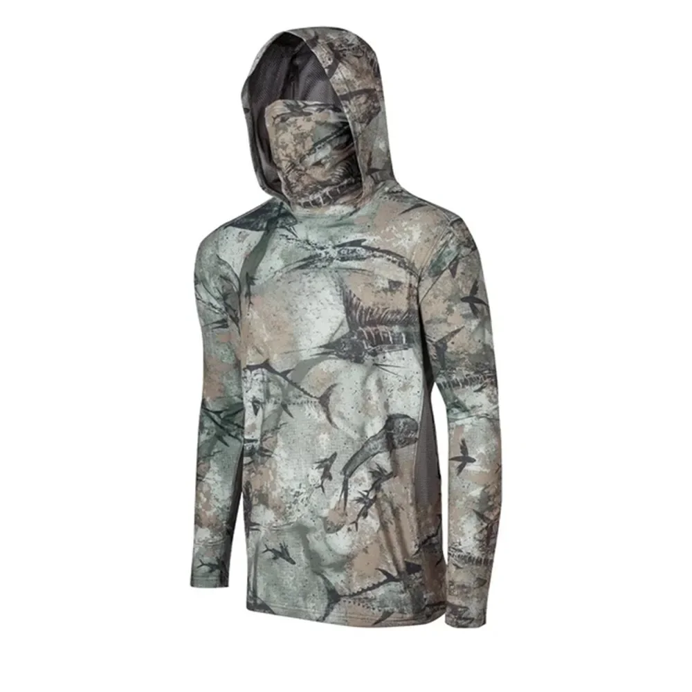 Tarnmuster-Angelhemd UPF 50 La – Fishing Mask Sun Protection Bewertung und Preis