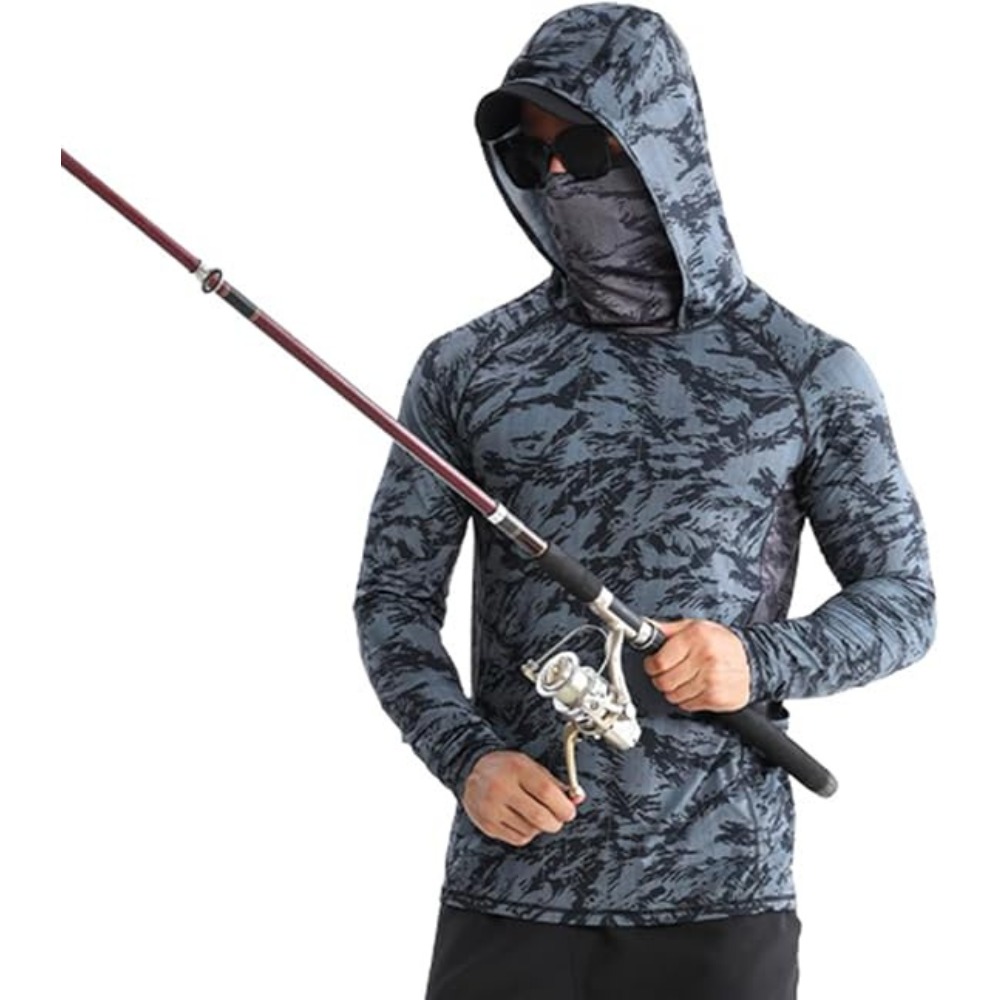 Schnell trocknender, sonnenres – Fishing Hoodie Bewertung und Preis