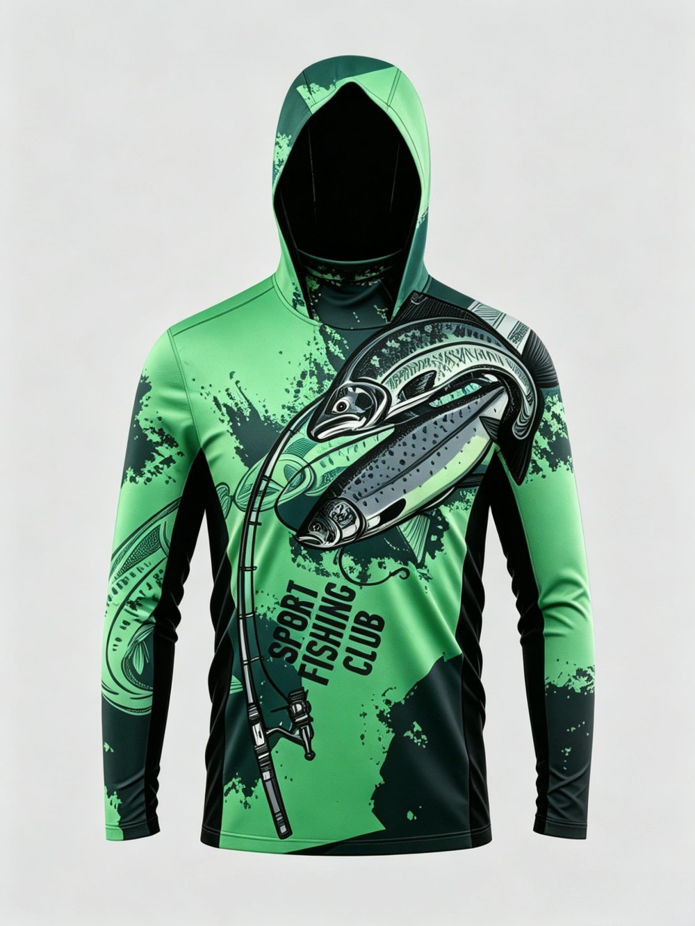 UPF50+ Tarnmuster Herren Langa – Fishing Hoodie Bewertung und Preis