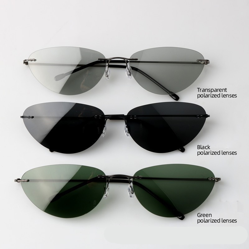 Modische randlose Sonnenbrille – Fishing Sunglasses Polarized Bewertung und Preis