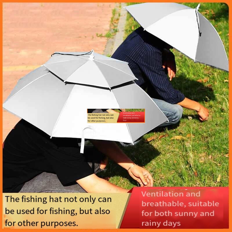 Regenschirmhut, am Kopf getrag – Fishing Hat Bewertung und Preis